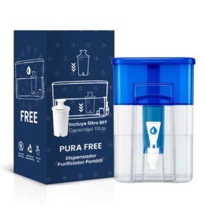 Purificador de Agua Pura Free Sin Conexión 10 litros