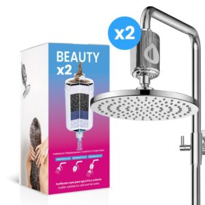 Pack de 2 Filtros Purificadores para Regadera Universal