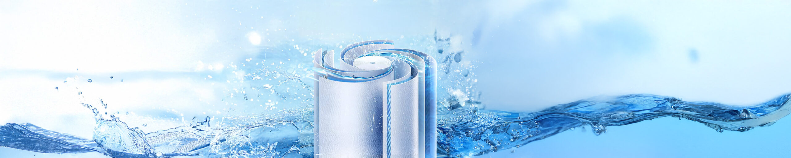 Banner de tecnología de ósmosis inversa PURA para tratamiento de agua